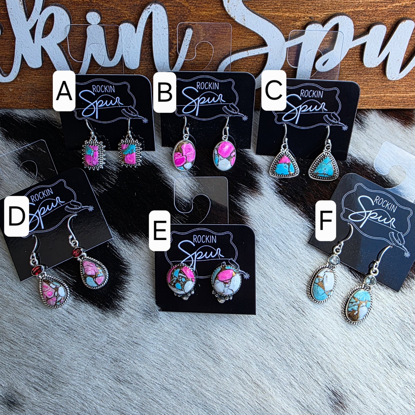 The Kingman Cotton Candy Earrings