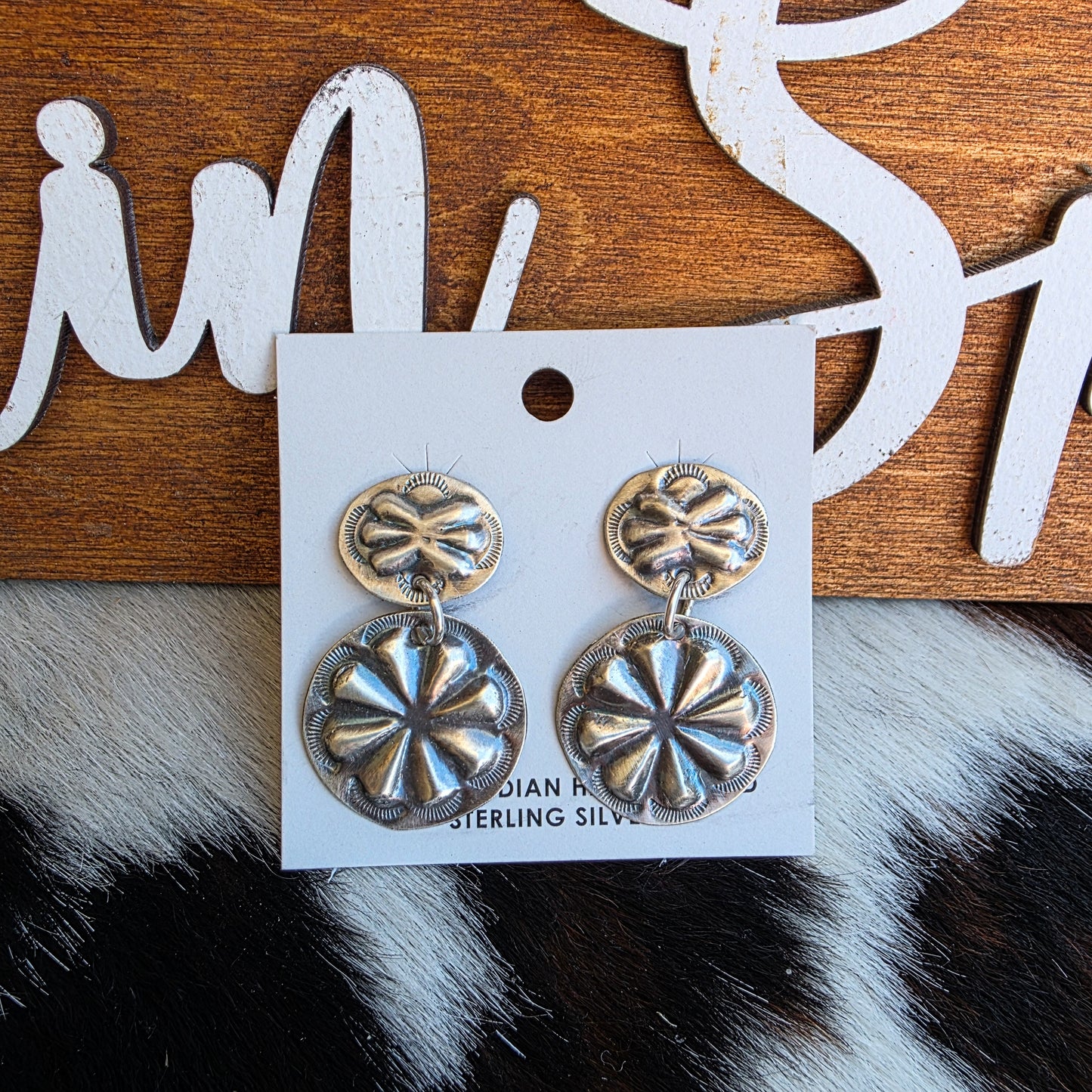 The Concho Dangle Earrings