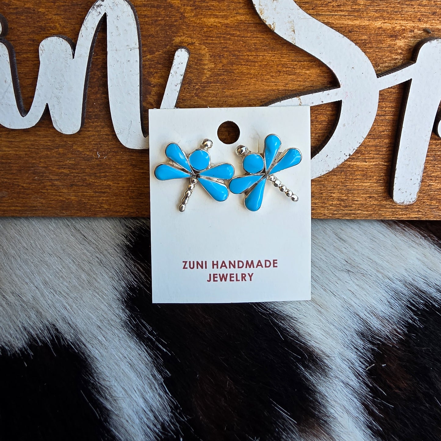 The Dragonfly Turquoise Stud Earrings