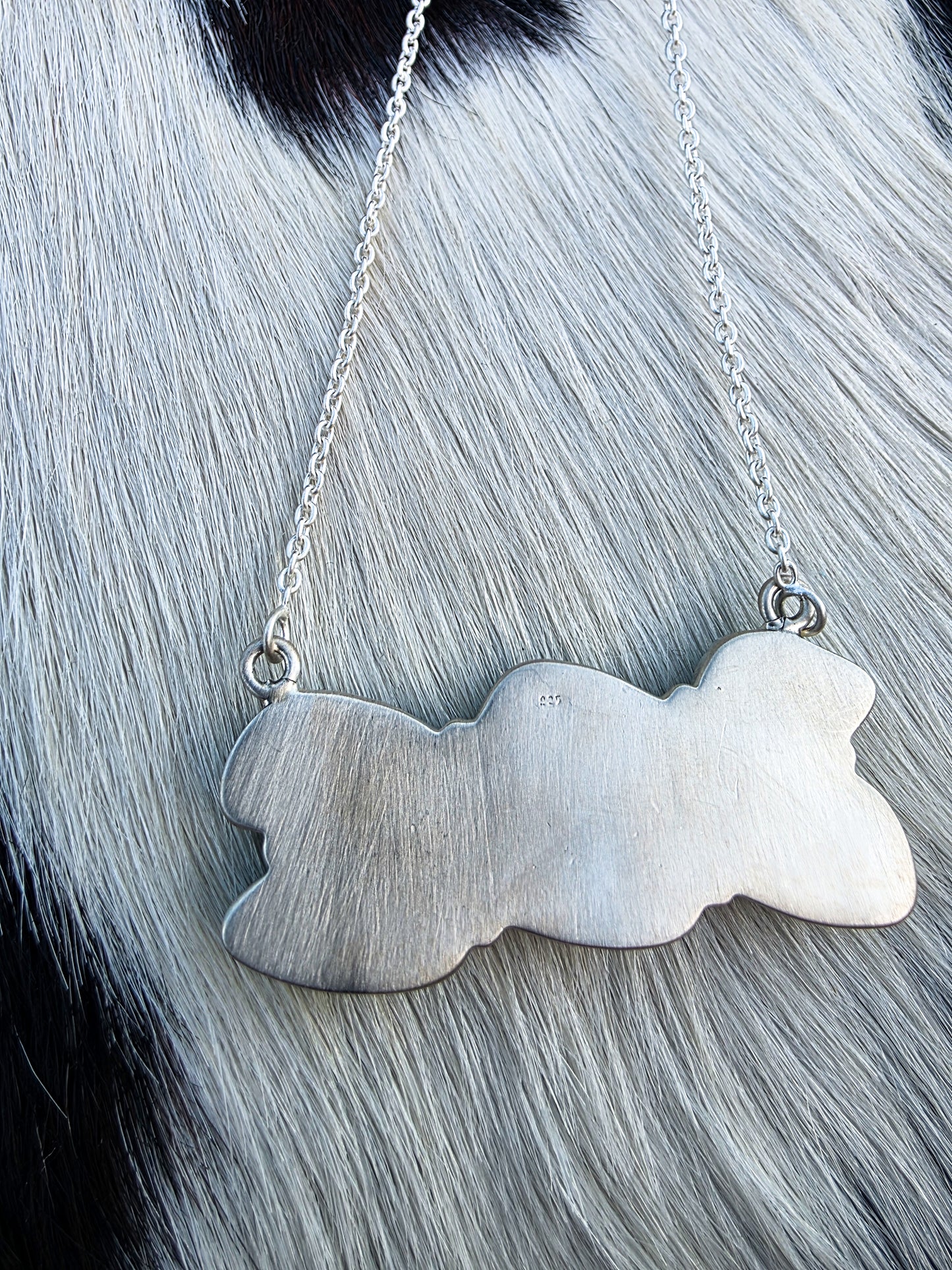 The Sutton Turquoise Cluster Bar Necklace