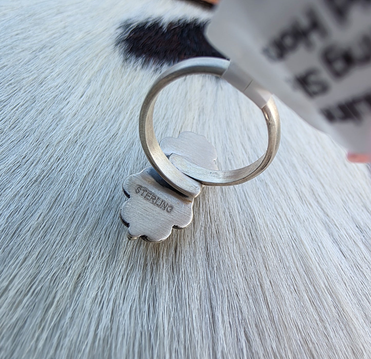The Blossom Wild Horse Double Stone Adjustable Ring