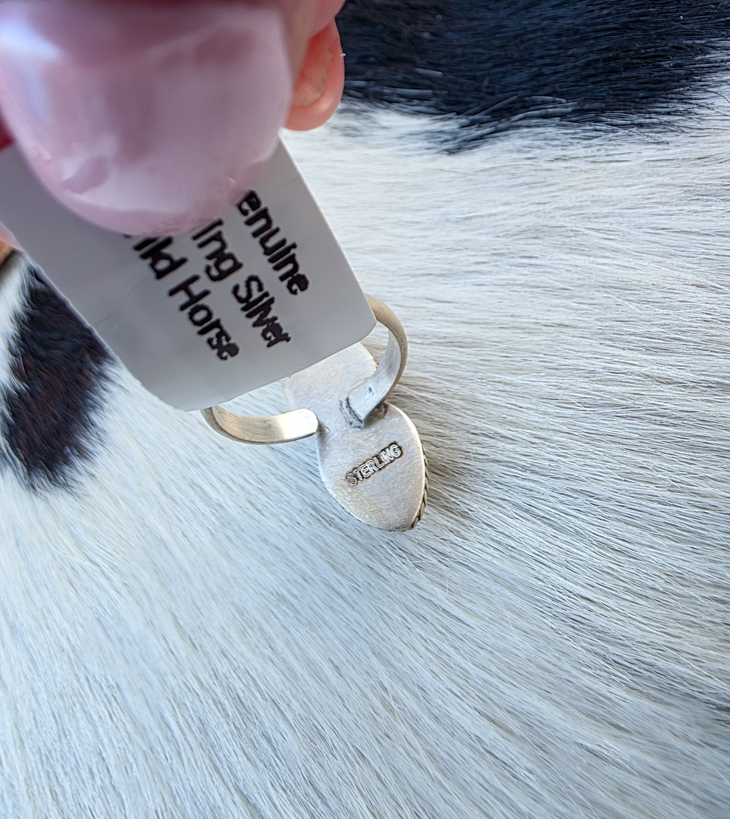 The Dakota ll Wild Horse Double Stone Adjustable Ring