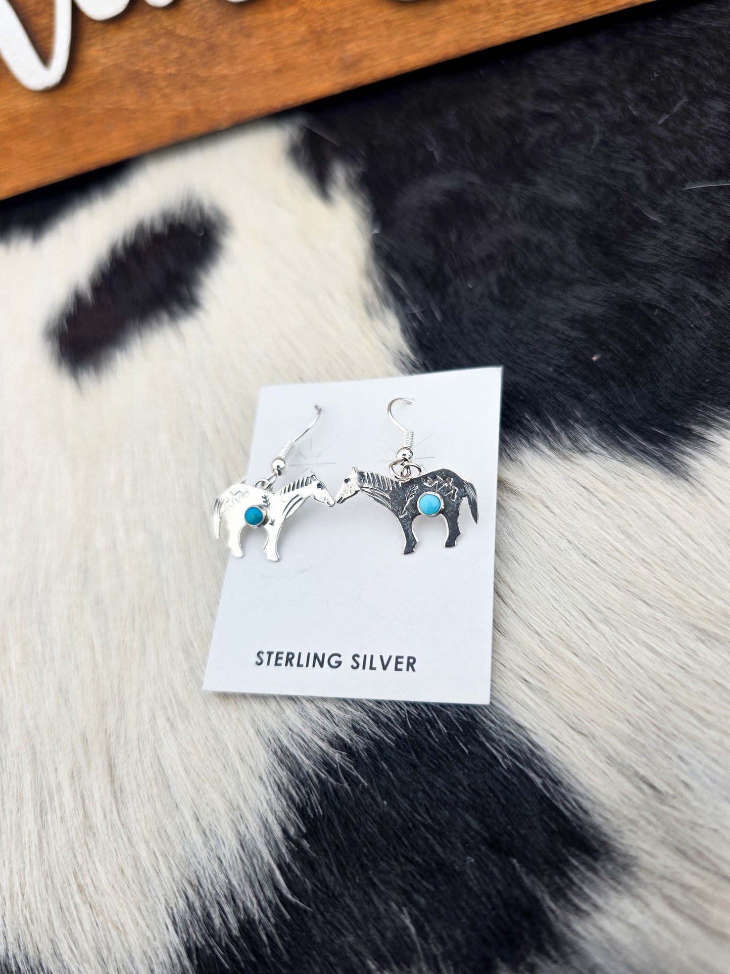 The Lucille Horse Earrings