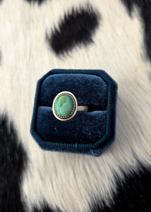 The Grace Mohave Turquoise Adjustable Ring