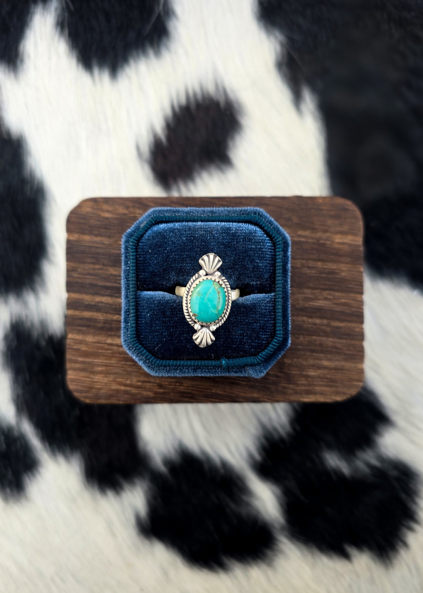The Brooklyn Turquoise Adjustable Ring