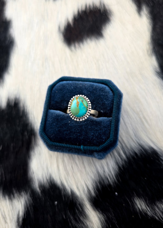 The Serenity Mohave Turquoise Adjustable Ring