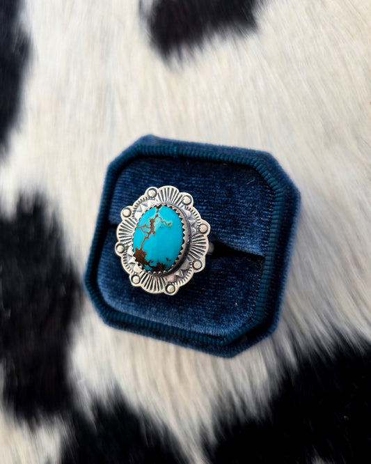 The McKenzie Turquoise Size 8.25 Ring