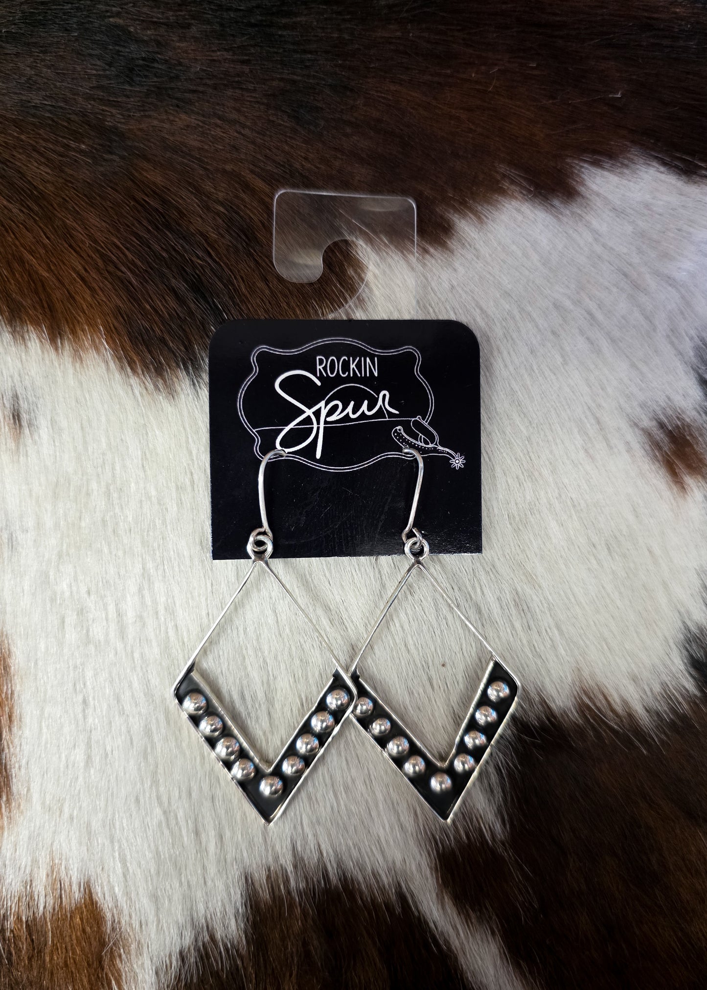 The Diamond Dot Dangle Earrings