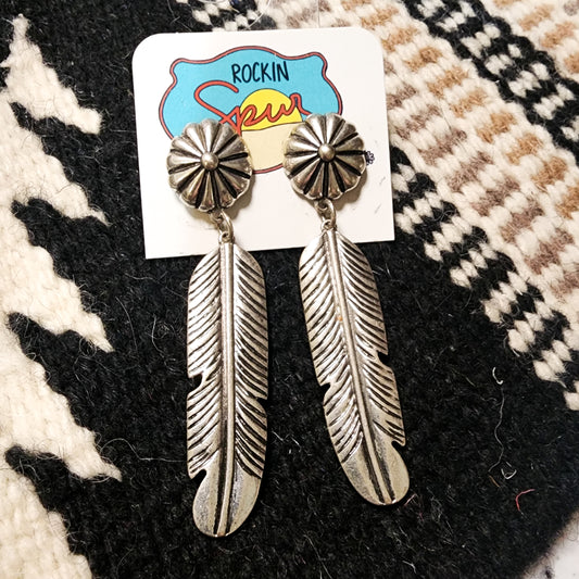 The Traveling Feather Earrings