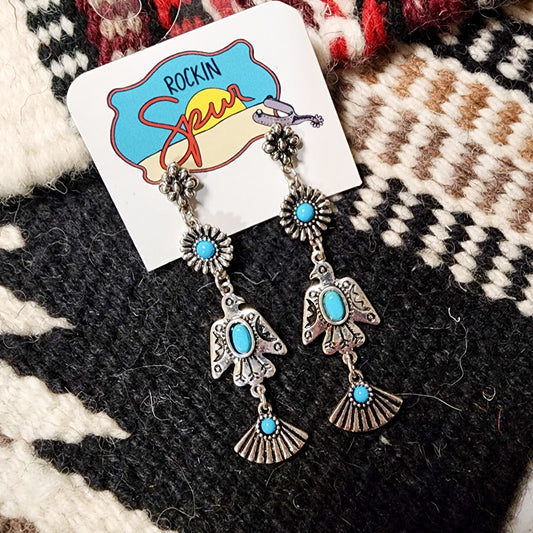 The Tiered Thunderbird Earrings