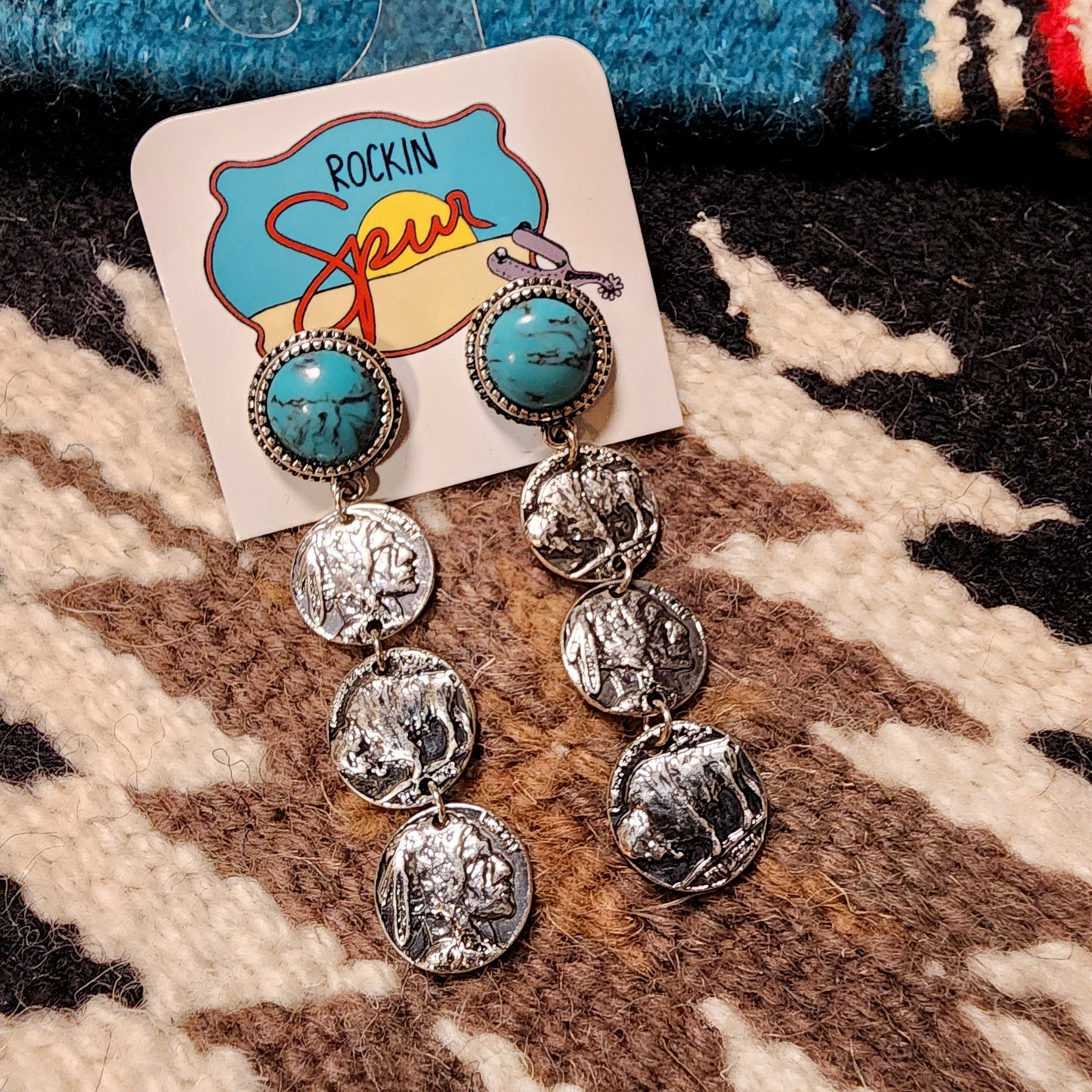 The Traveling Buffalo Earrings