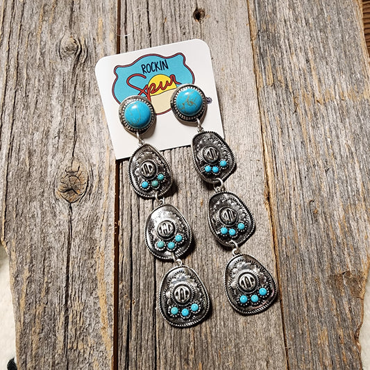 The Triple Cowboy Earrings