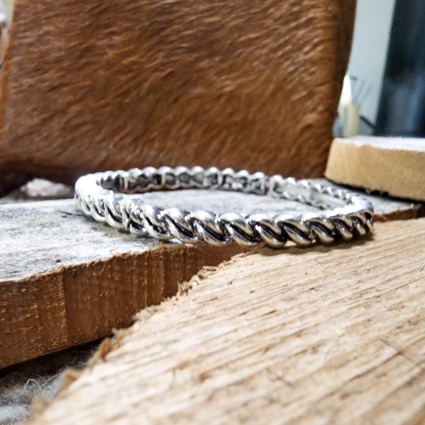 Twisted Wire Stacker Bracelet