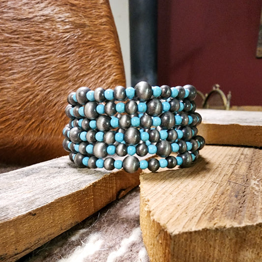 Navajo Inspired Layered Bracelet