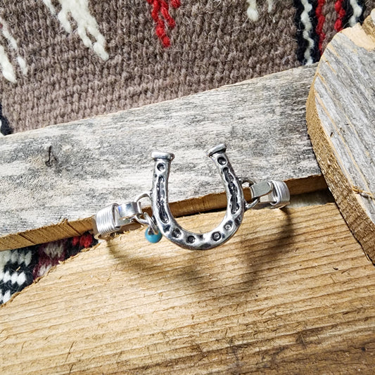 Horseshoe Bangle Bracelet