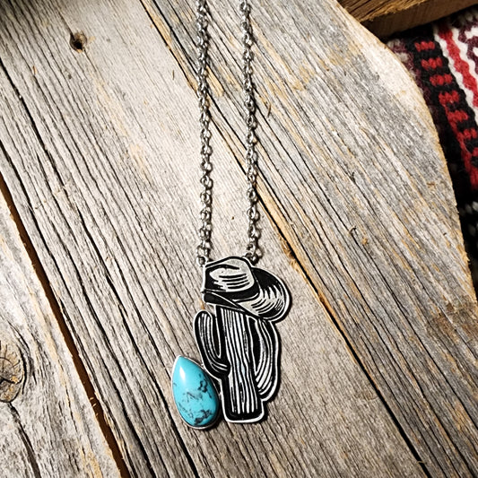 The Cactus Cowboy Necklace