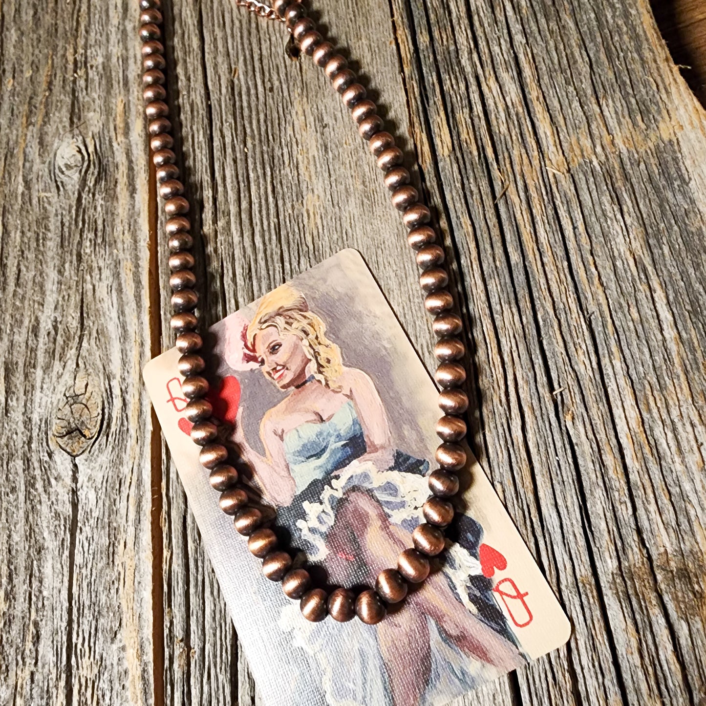 16" Faux Navajo Pearl Necklace