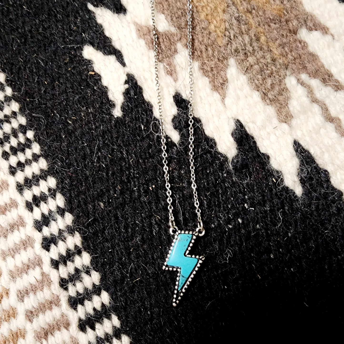 Lightning Bolt Pendant Necklace