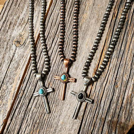 Cross Choker Necklace