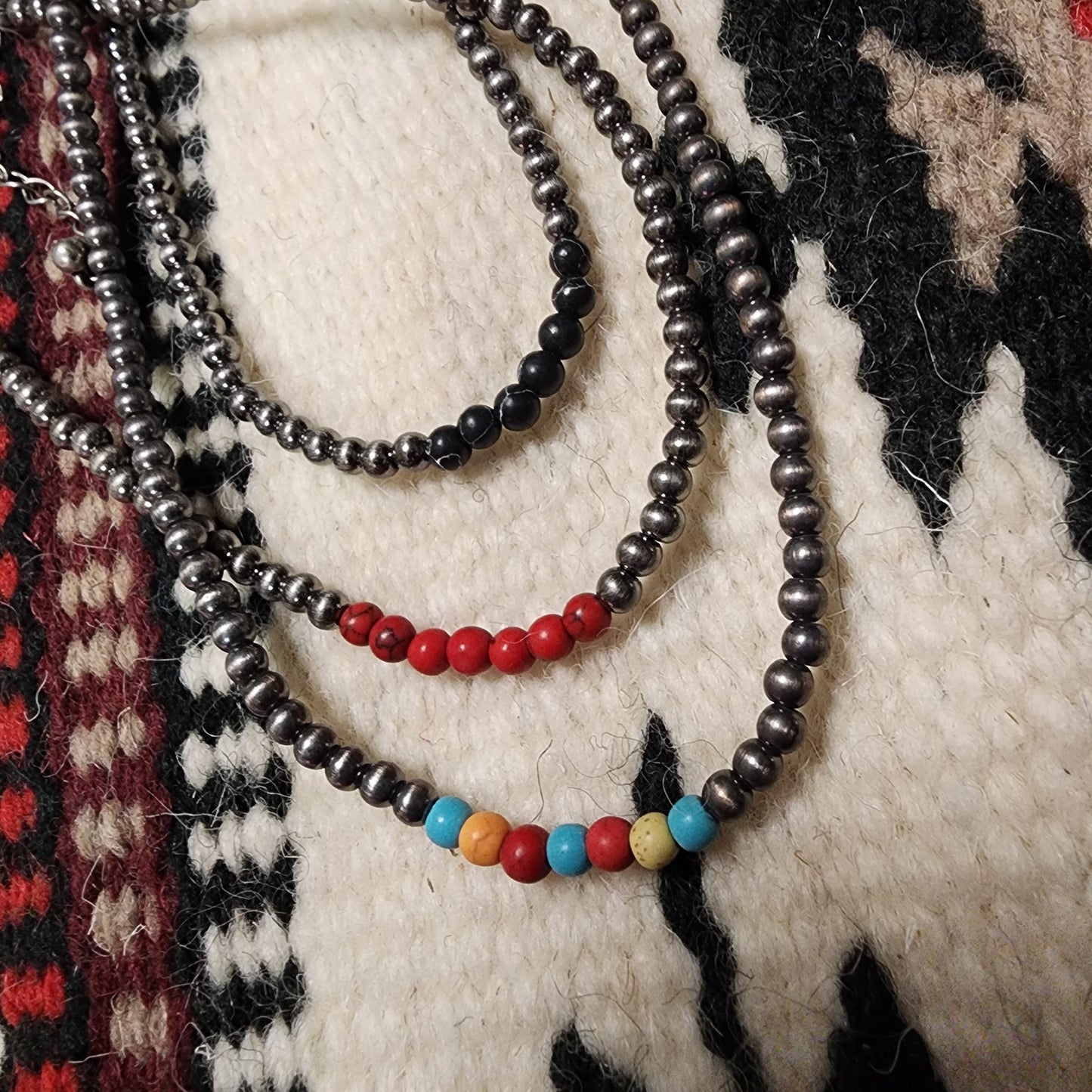 Pop of Color Pearl Choker Necklace