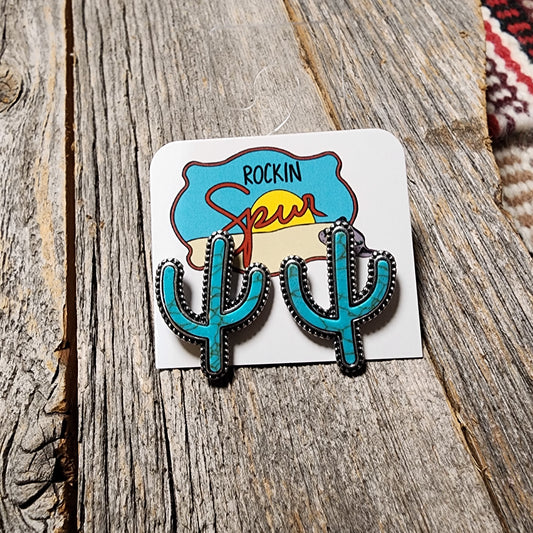 The Southern Cacti Stud Earrings