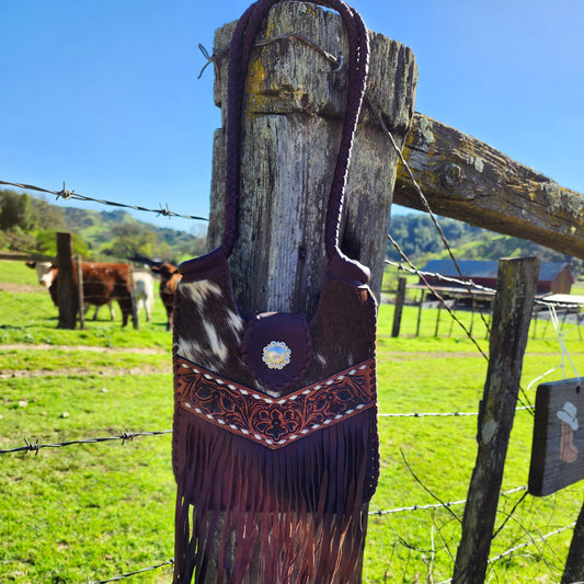 The Mercy Me Cowhide Purse