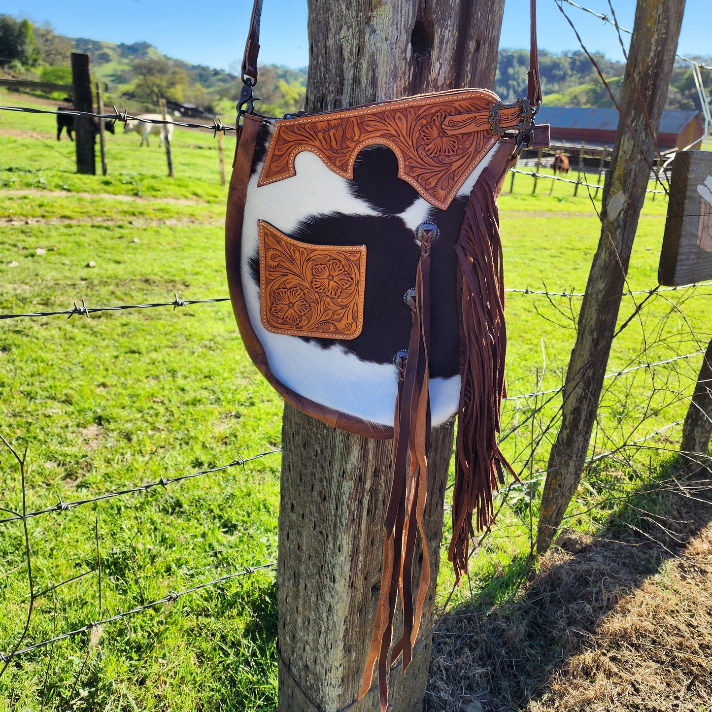 The Chaps Cowhide Purse