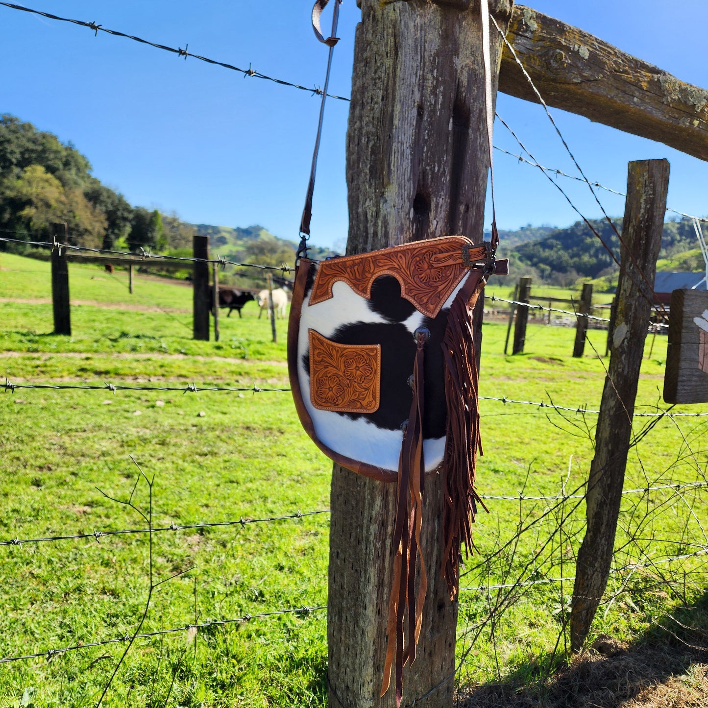 The Chaps Cowhide Purse