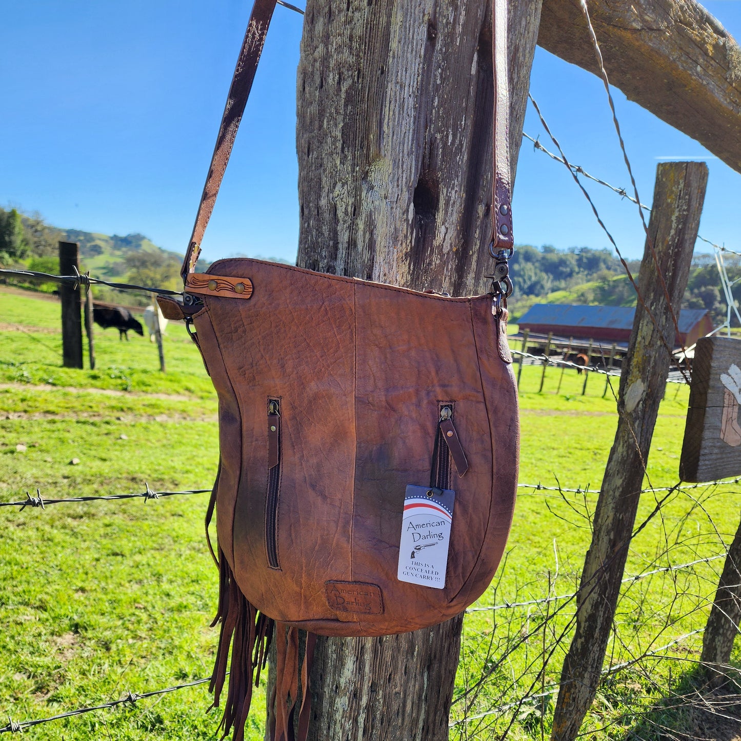 The Chaps Cowhide Purse