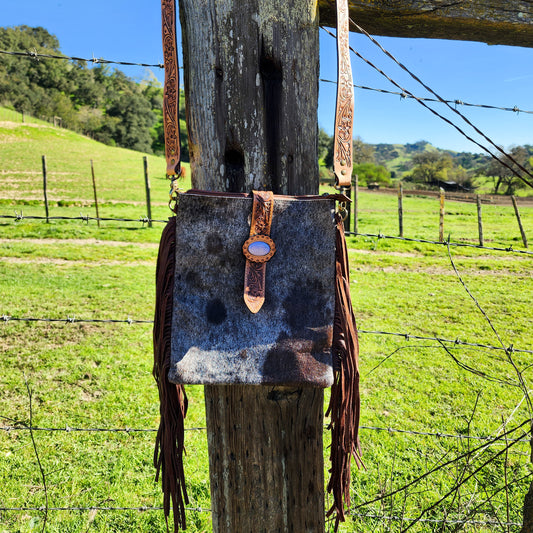 The Virginia Cowhide Purse