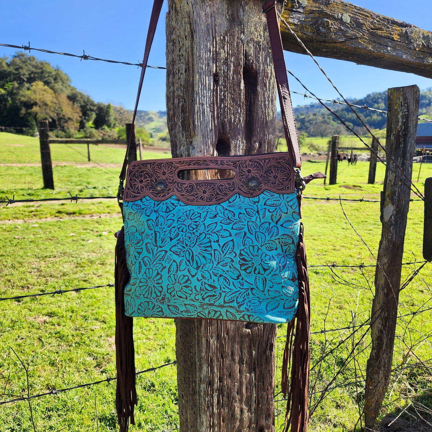 The Turquoise Queen Purse