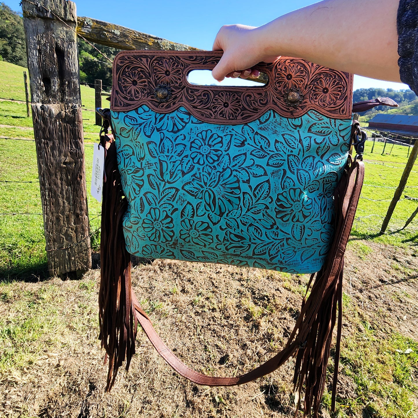 The Turquoise Queen Purse