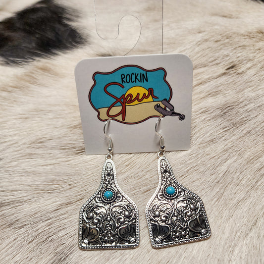 The Bessy Ear Tag Earrings