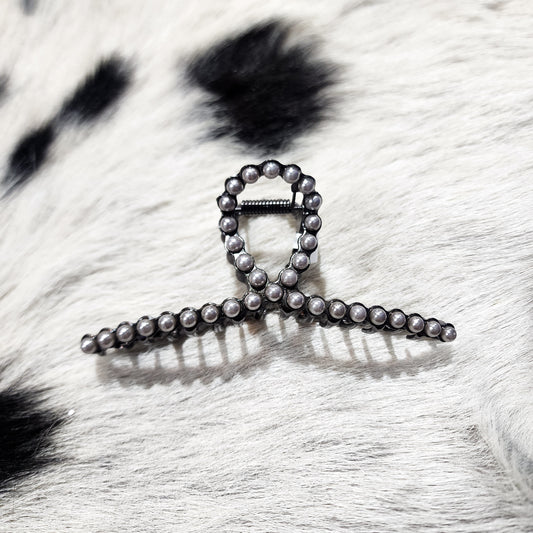 Navajo Pearl Hair Claw Clip