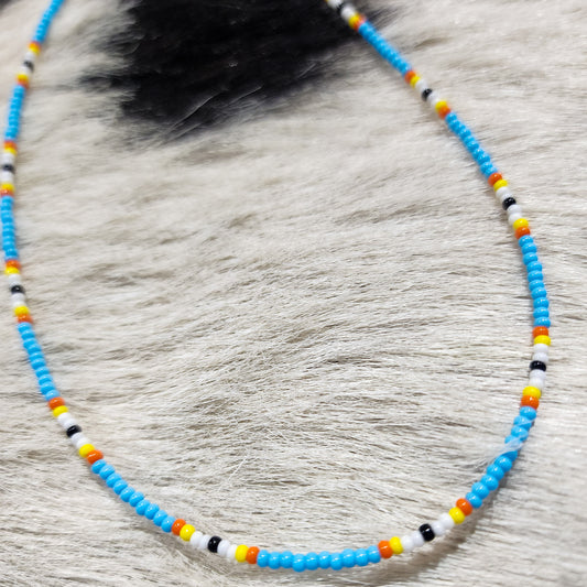 The Blue Hues Choker Necklace