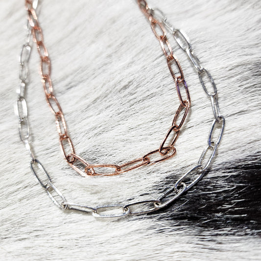 Simple Paperclip Choker Necklace