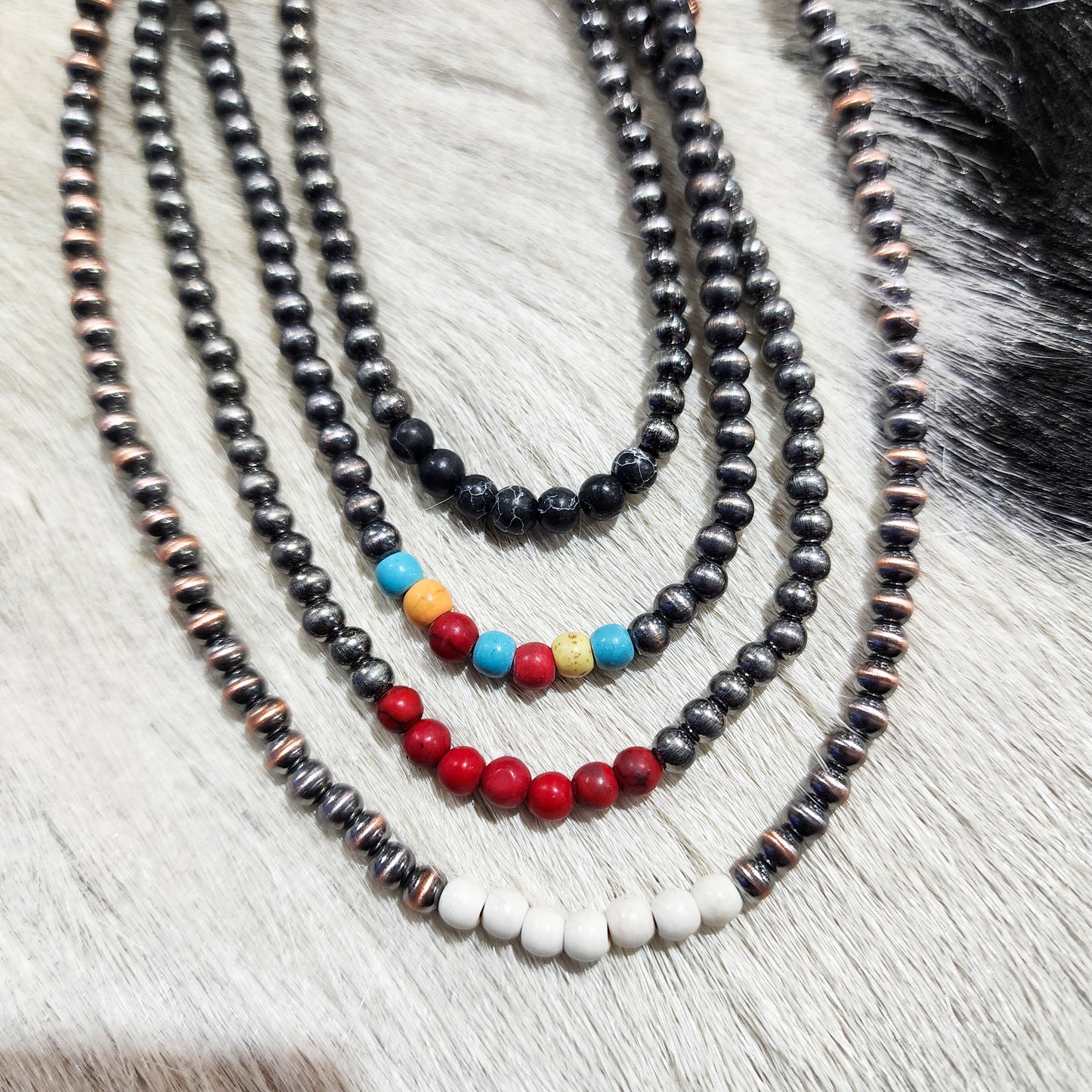 Pop of Color Pearl Choker Necklace