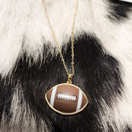 The Gold Football Necklace