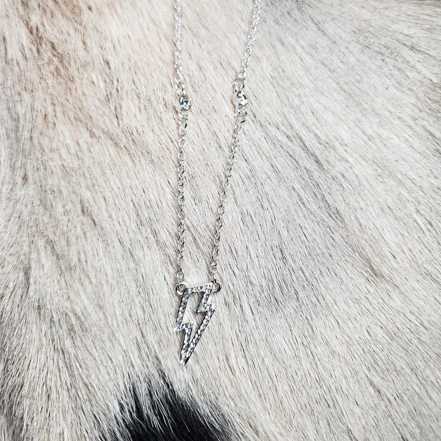 The Sparkle Lightning Bolt Necklace