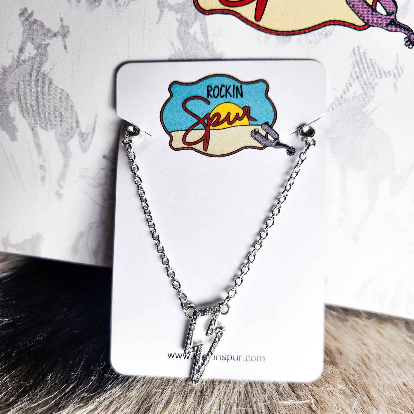 The Sparkle Lightning Bolt Necklace