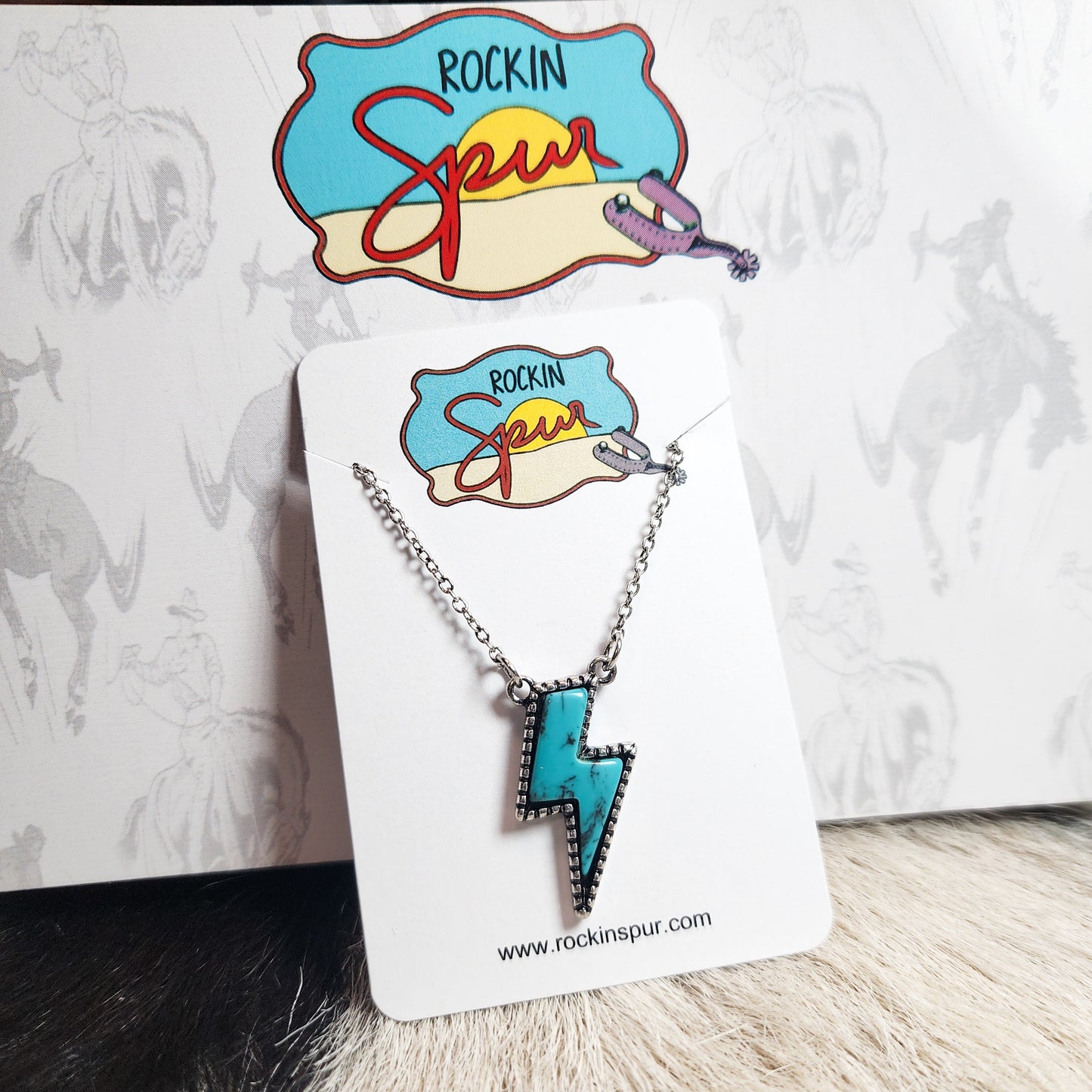 Lightning Bolt Pendant Necklace