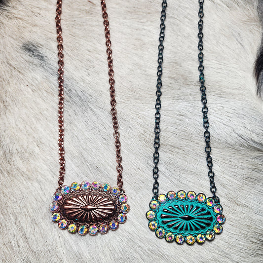 The Bedazzled Concho Necklace