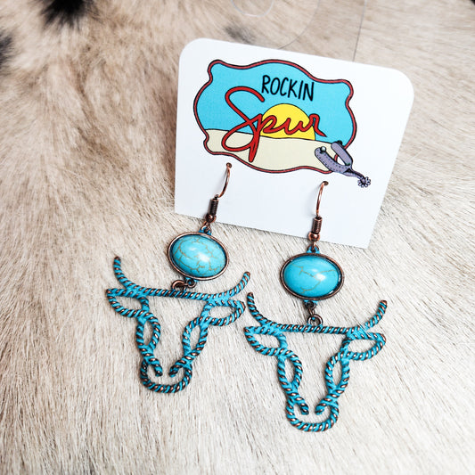 The Bull Head Earrings