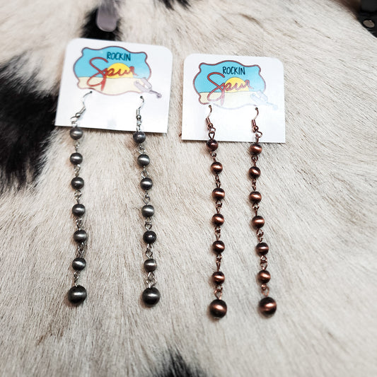 The Drop Inspired Navajo Beaded Earrings