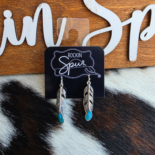 The Feathered Earrings