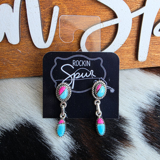 The Milana Kingman Cotton Candy Earrings
