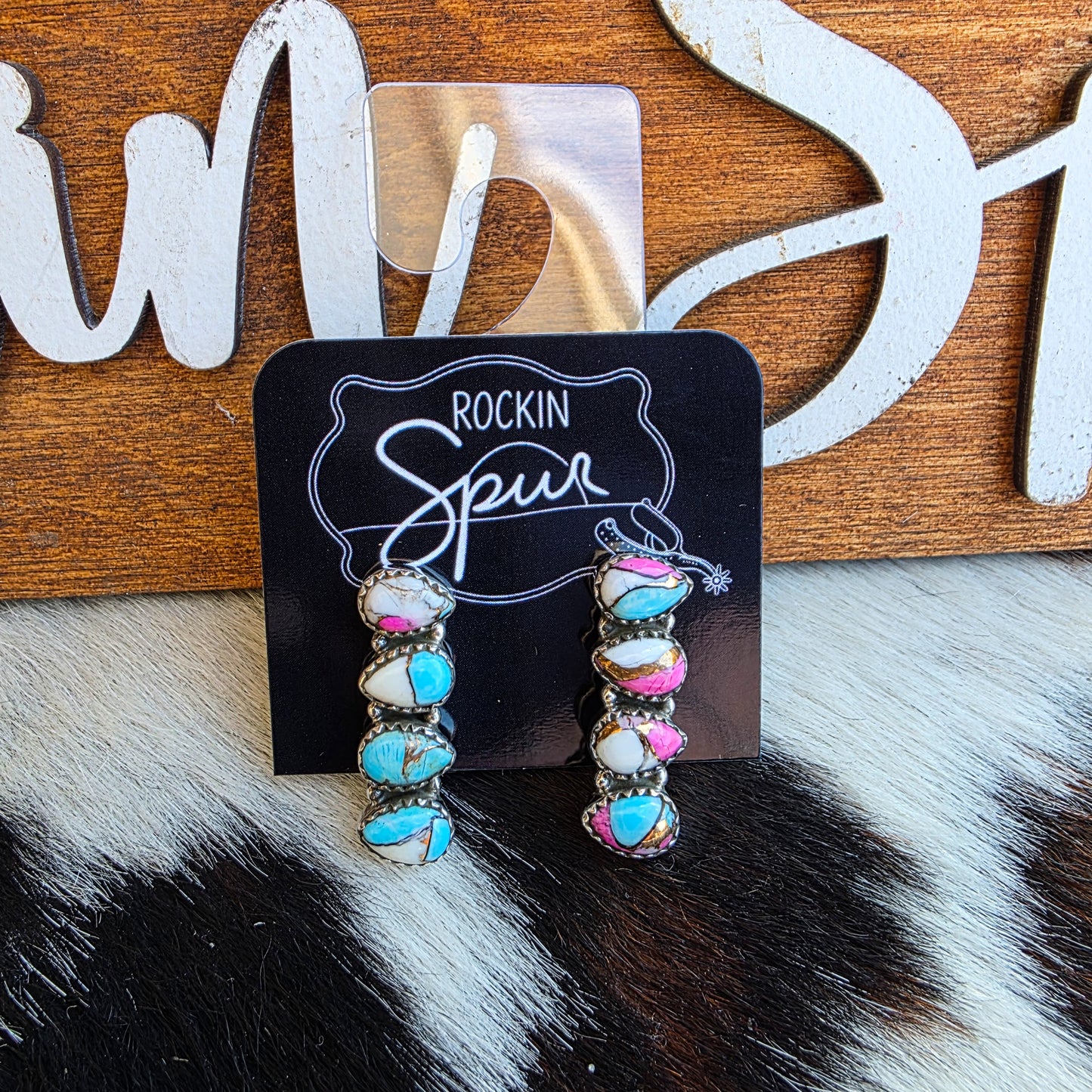 The Trinity Kingman Cotton Candy Earrings