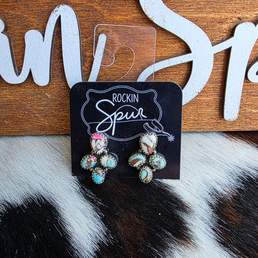 The Amaya Kingman Cotton Candy Earrings