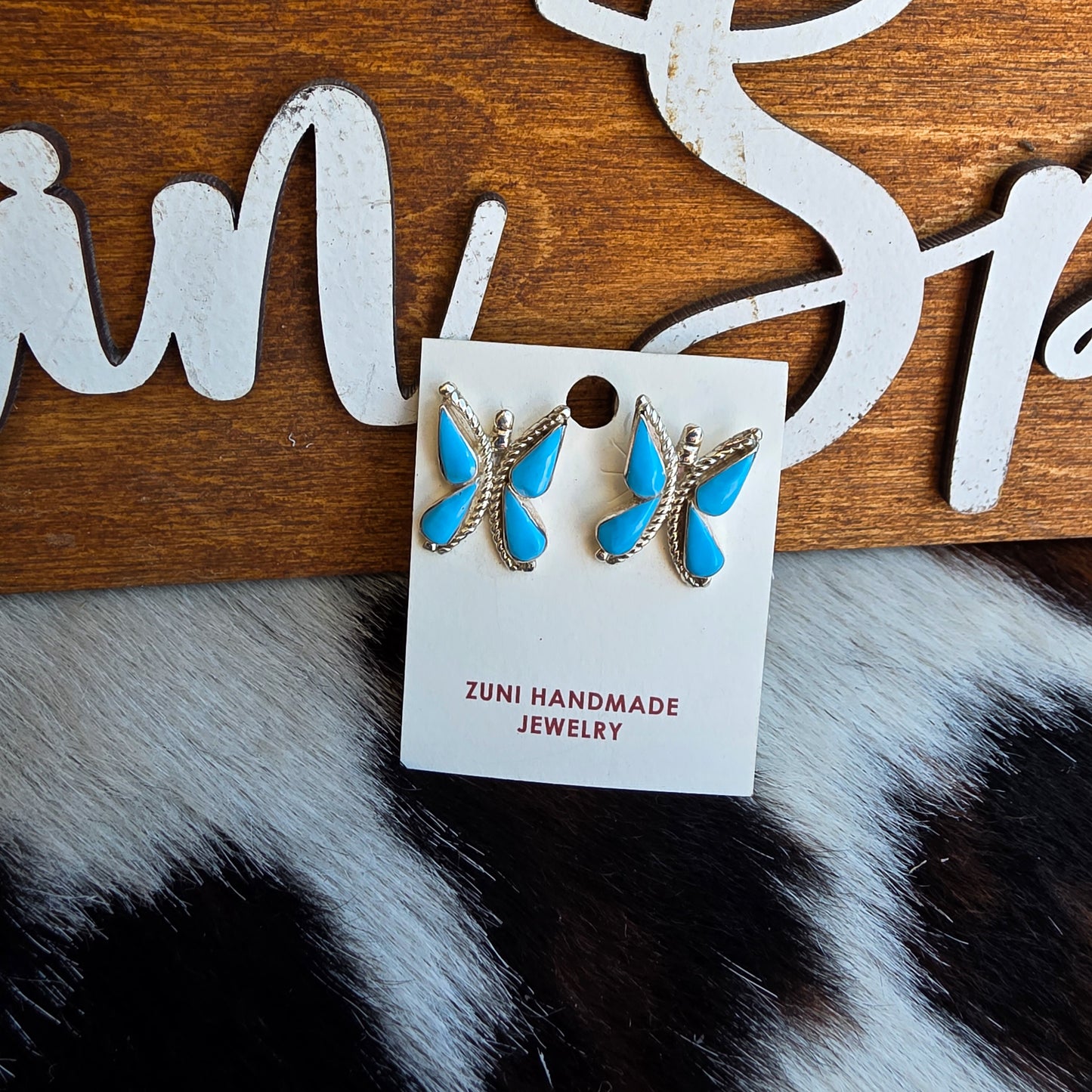 The Kingman Butterfly Studs