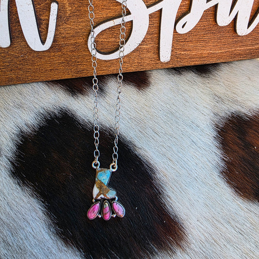 The Boot Cotton Candy Necklace
